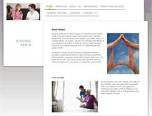 Tablet Screenshot of nursingandrehabathome.org